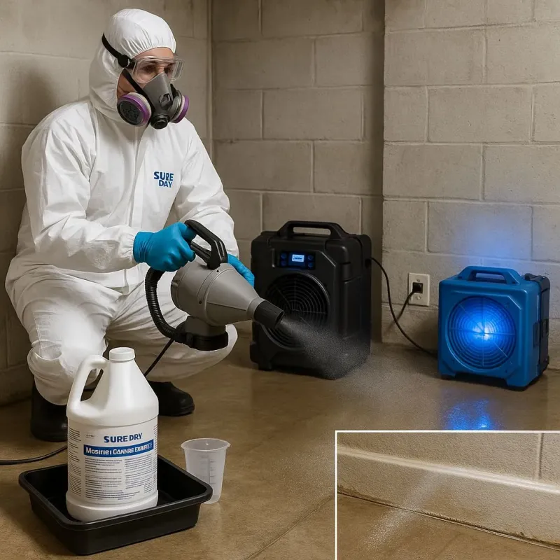Sanitization and Odor Removal process in Lionville, PA